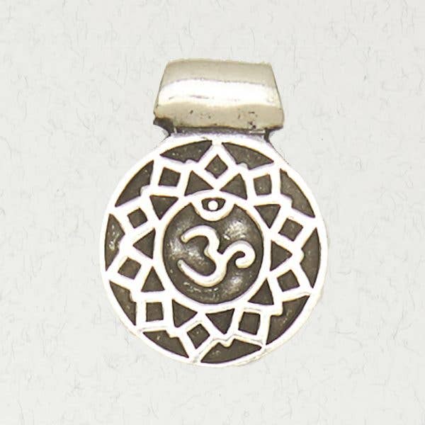 Chakra Pewter Pendant Necklace – Crown Chakra: Pewter
