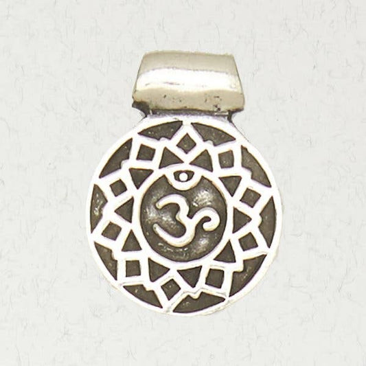 Chakra Pewter Pendant Necklace – Crown Chakra: Pewter