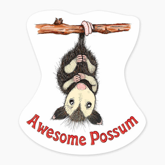 Possum - 3" Art Sticker: No Barcode