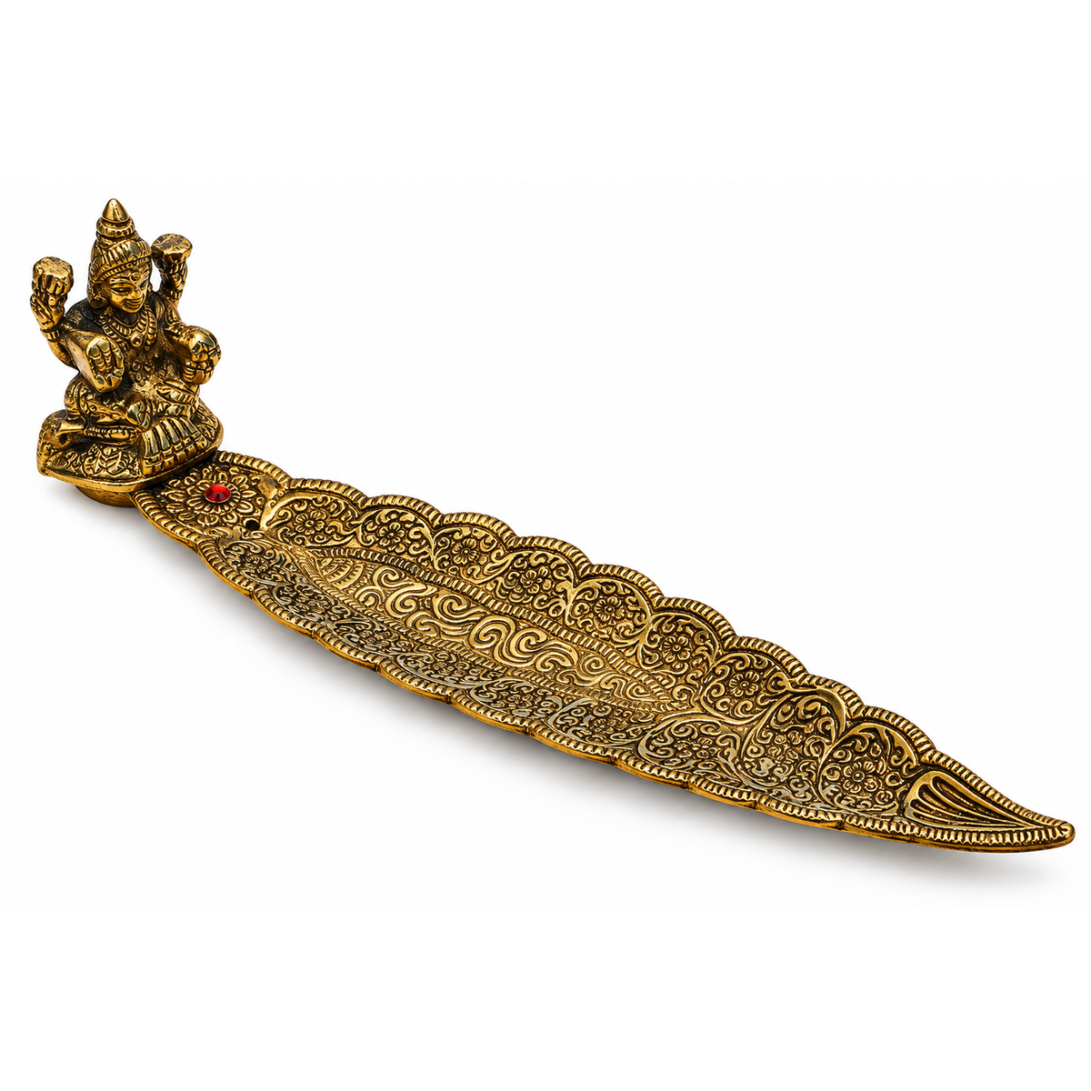 Laxmi Incense Stick Holder & Ash Catcher – Ornate