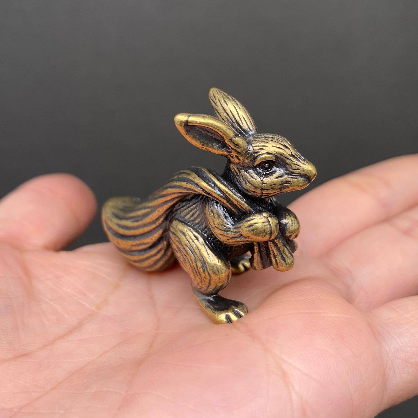 Brass Rabbit Desktop Ornament