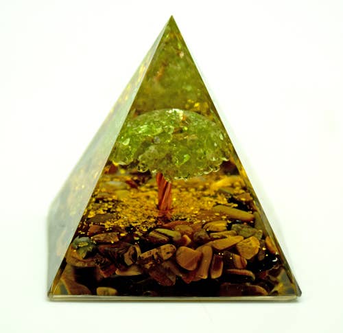 Tree Orgonite Pyramid