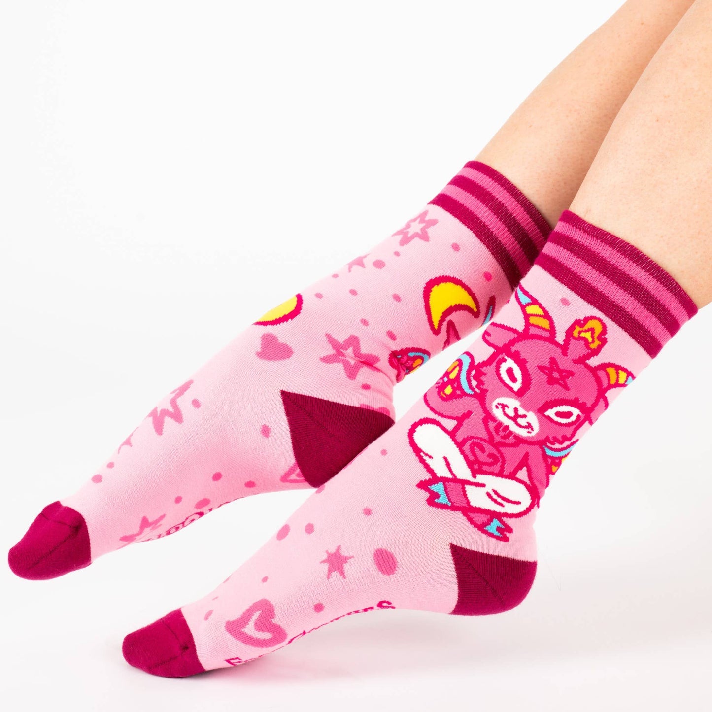 Socks - Foot Clothes - Cute Baphomet