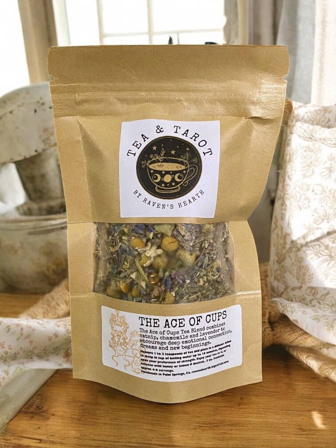 Tea & Tarot - The Ace of Cups Tea Blend | Dreams & new beginnings |  .5 oz
