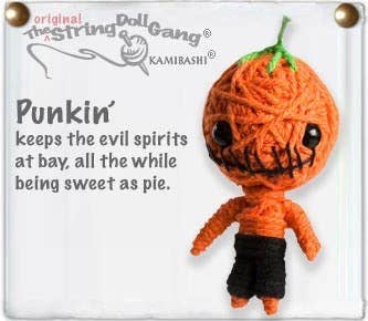 String Doll - Punkin' String Doll Keychain