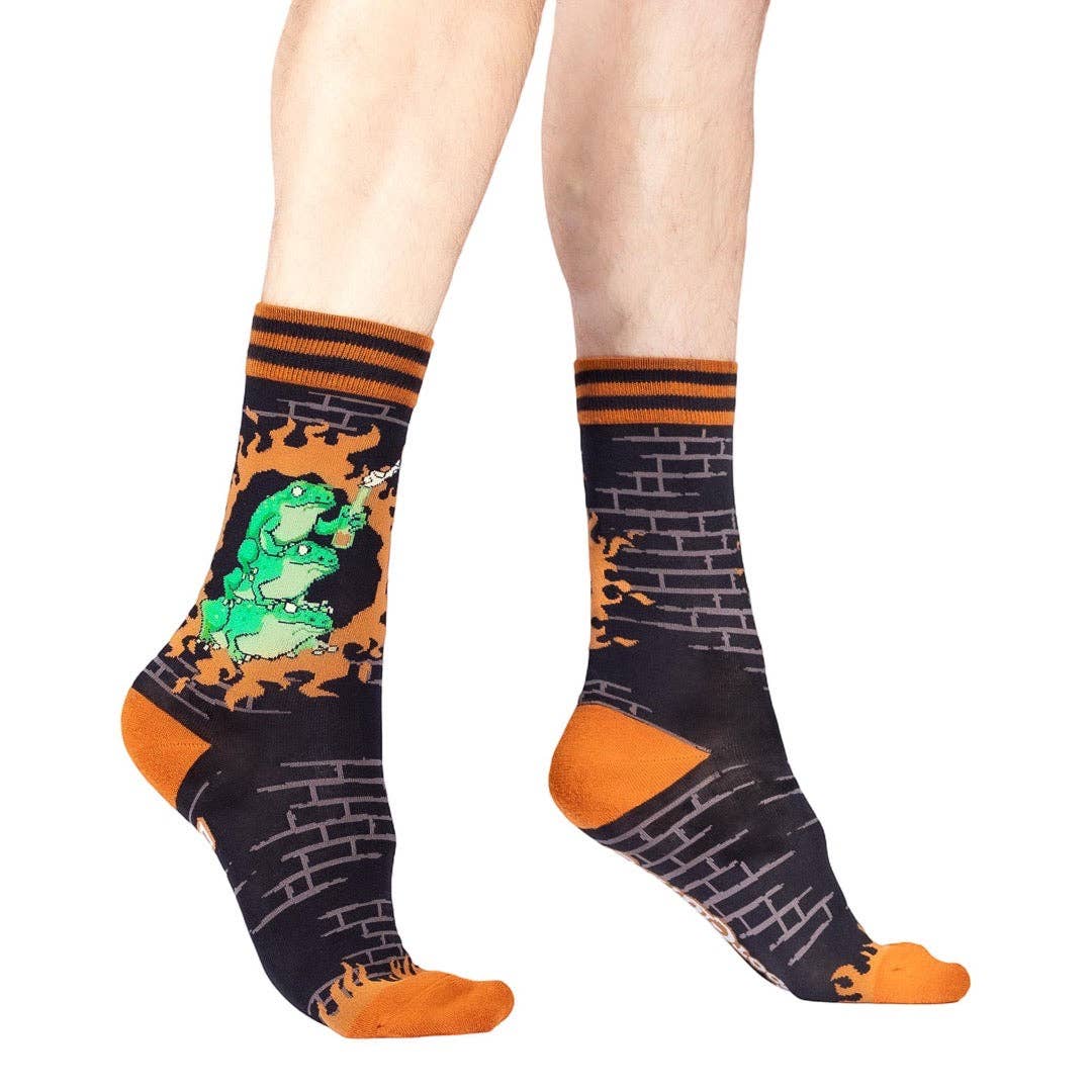 Foot Clothes - Frogs Against Fascism Crew Socks