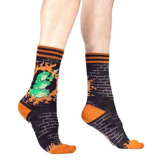 Foot Clothes - Frogs Against Fascism Crew Socks