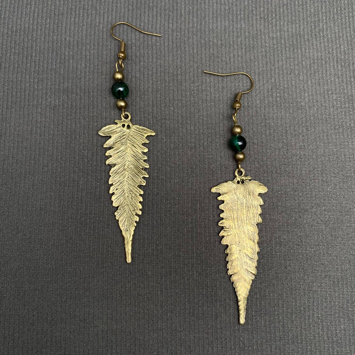 Vintage Leaf Dangle Earrings