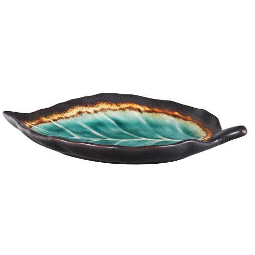 Leaf Shaped Porcelain Plate