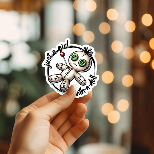 MMT - Just a Girl Vinyl Sticker