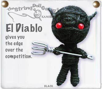 String Doll - El Diablo Keychain