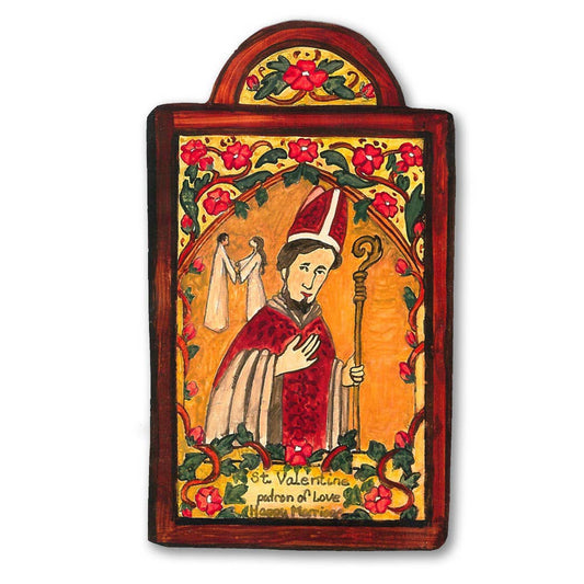 Pocket Saints - St. Valentine - Lovers, Happy Marriages and Beekeepers