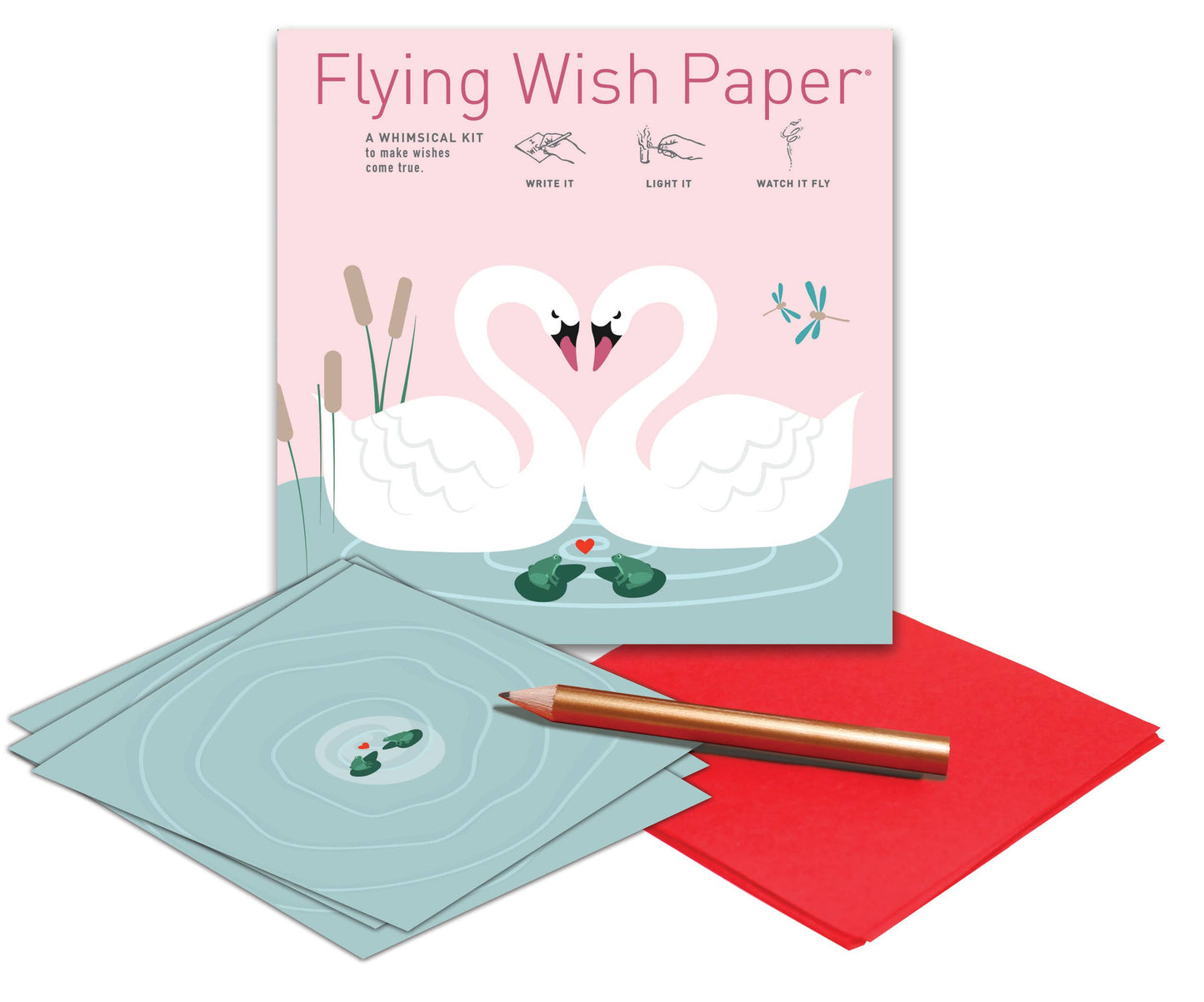 Flying Wish - SWAN LAKE LOVE / Mini kit with 15 Wishes + accessories