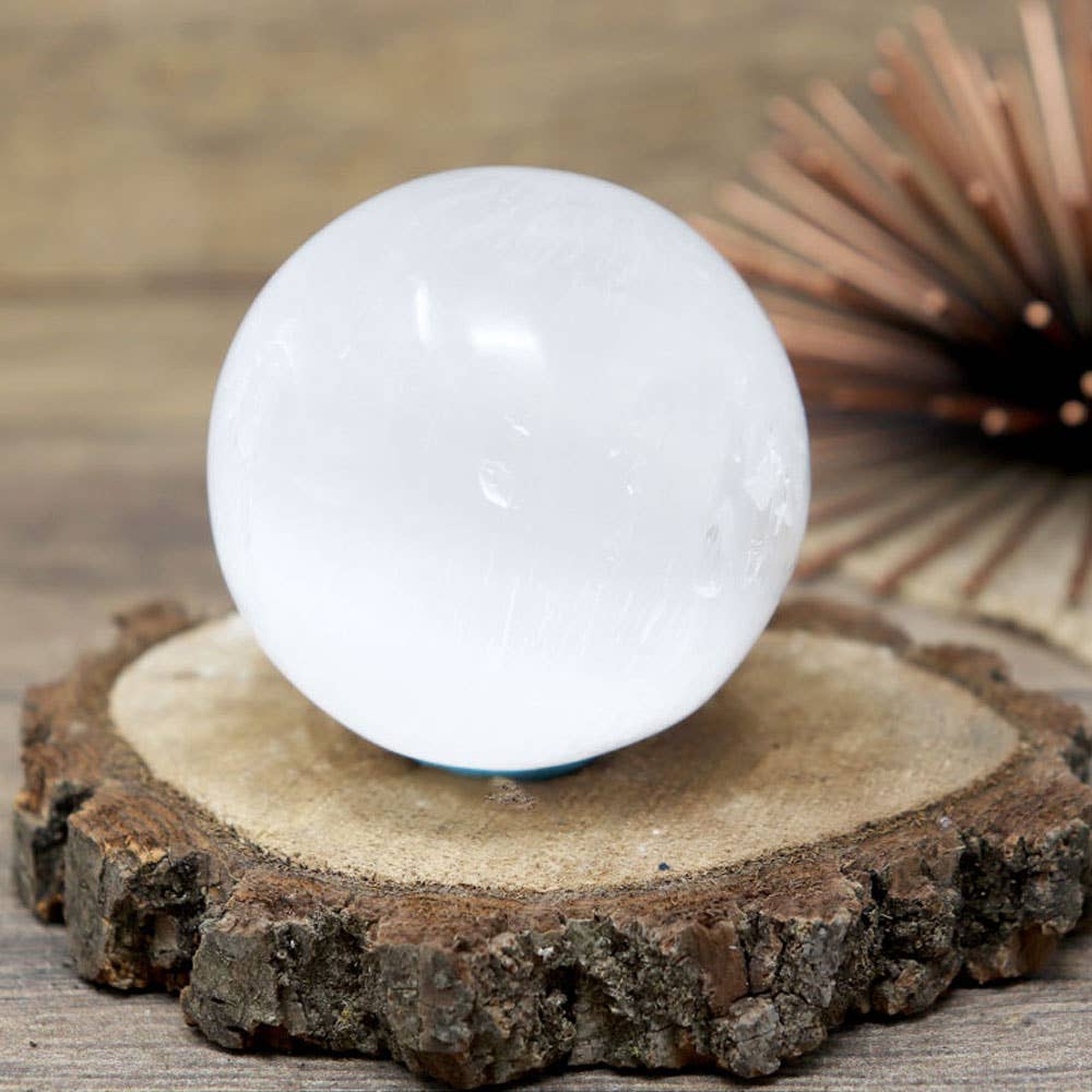 Selenite Sphere | Crystal Sphere