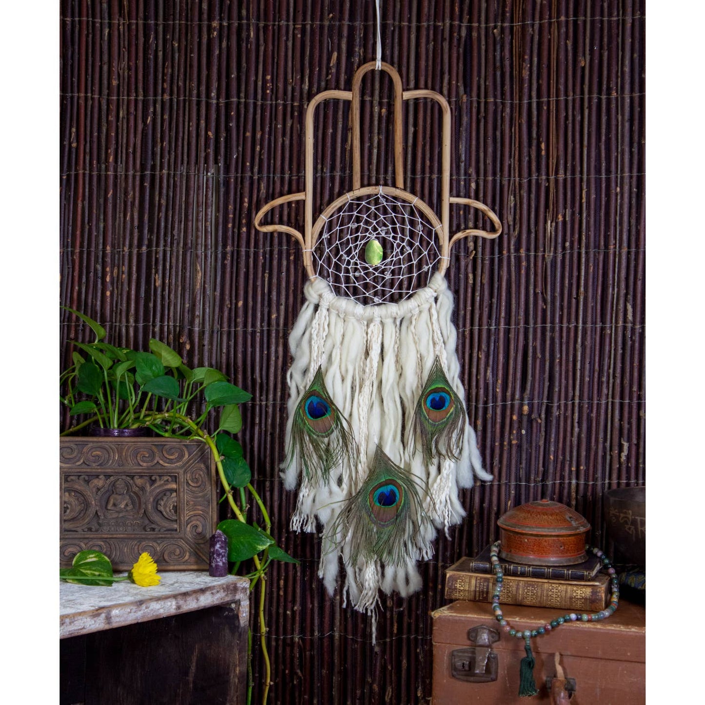 SALE! Was $22.00 - Hamsa Geode Wall Decor