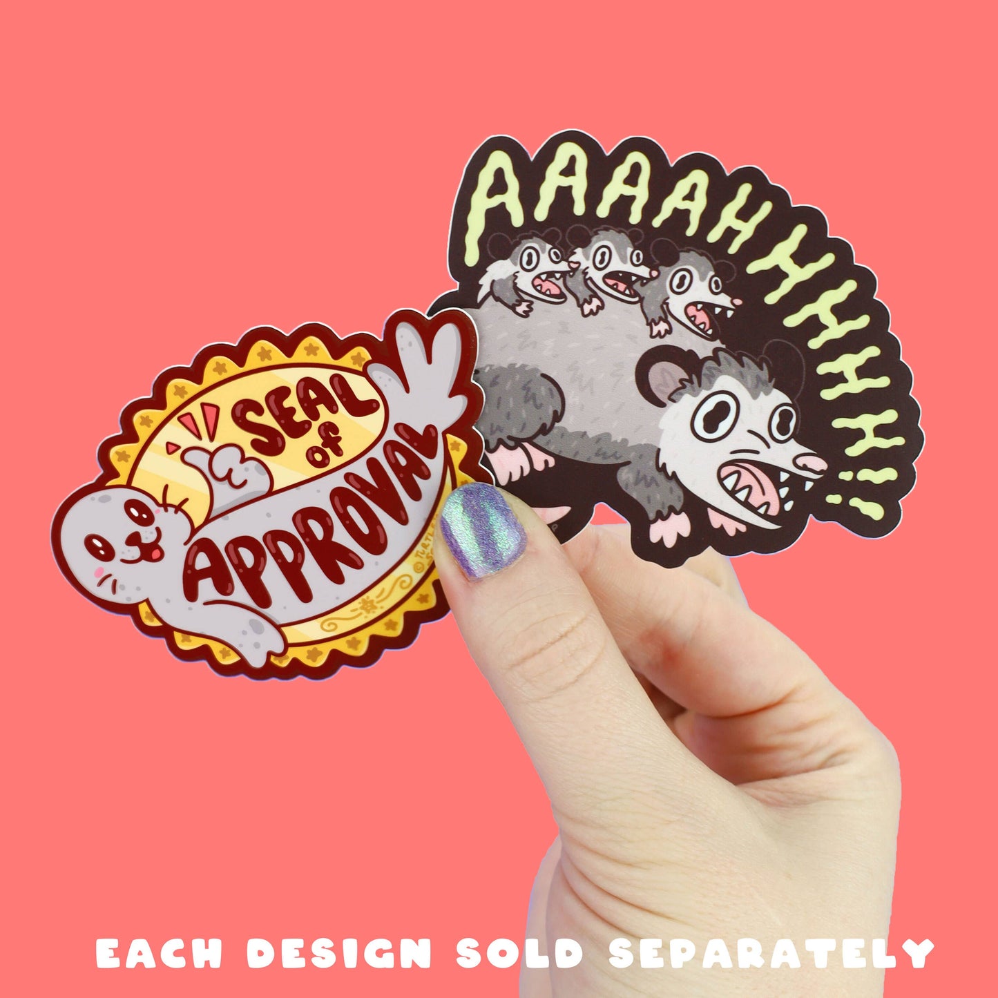 Stickers - TS - Screaming Crazy Opossum