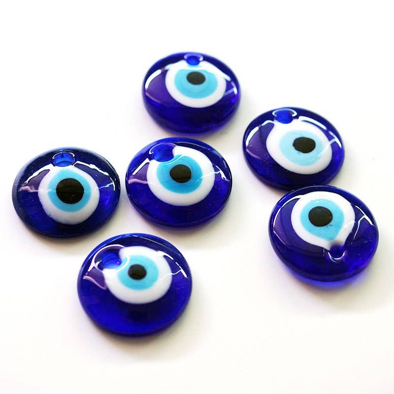 Blue Turkish Evil Eye Pendant 30 mm