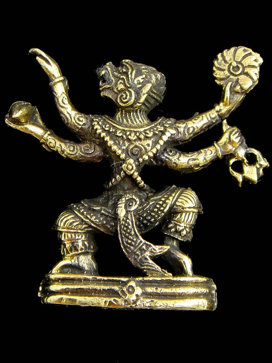 Brass Deity Statuette -Small-Hanuman