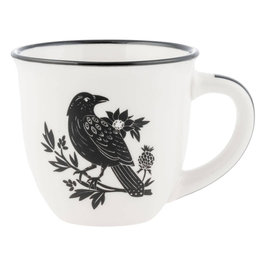 Raven Boho B&W Espresso Mug