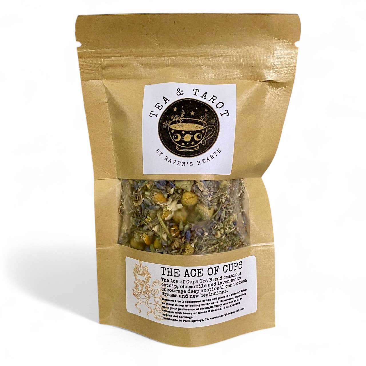 Tea & Tarot - The Ace of Cups Tea Blend | Dreams & new beginnings |  .5 oz