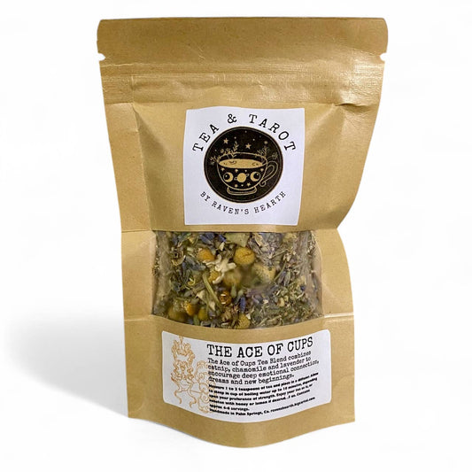 Tea & Tarot - The Ace of Cups Tea Blend | Dreams & new beginnings |  .5 oz