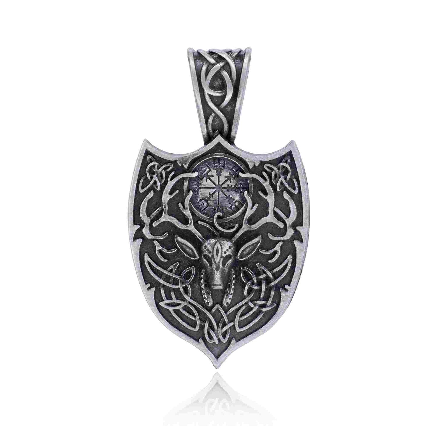 Nirvana Eire Celtic Pendant - Irish Stag: Pewter