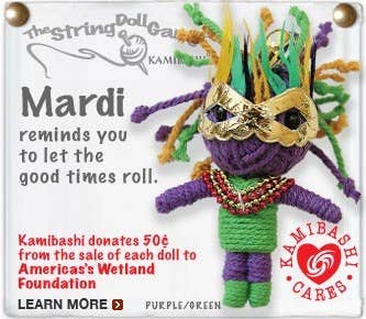 String Doll - Mardi Keychain