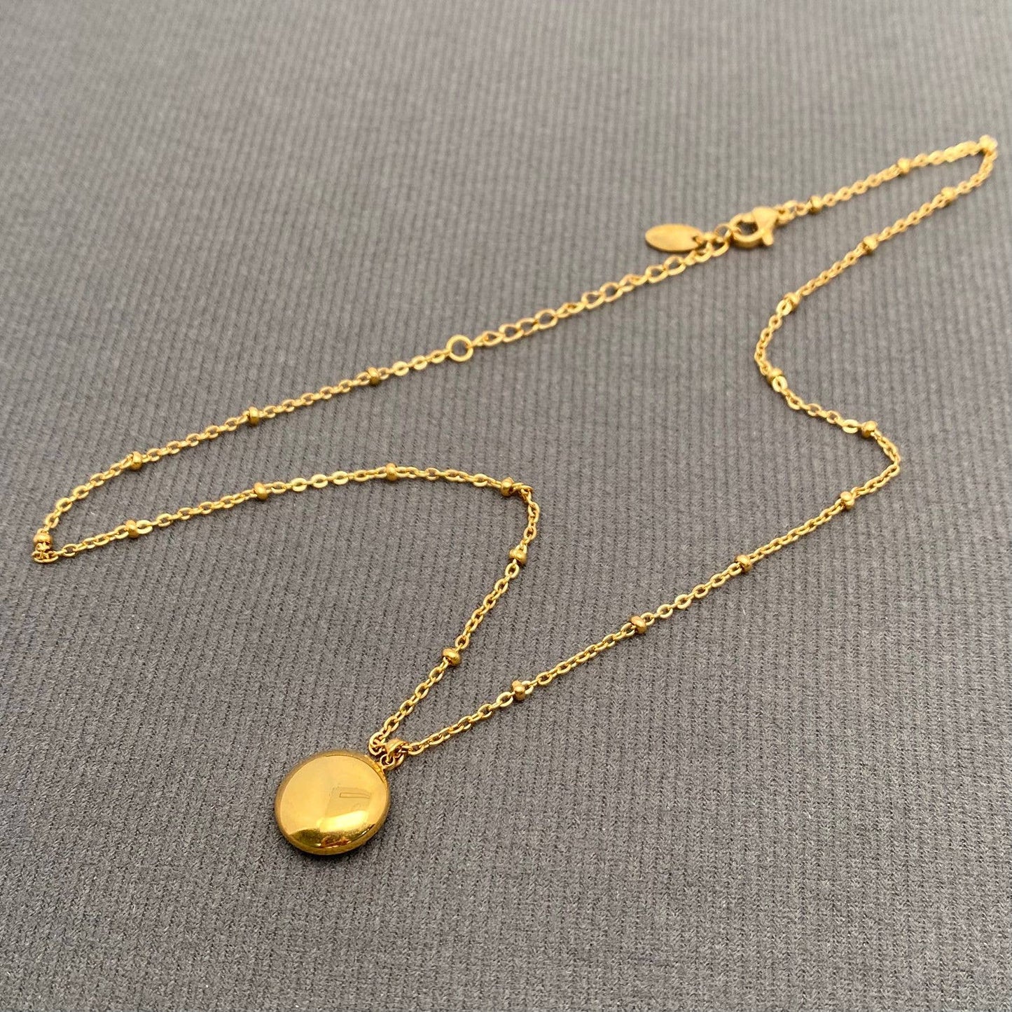 Enamel Evil Eye Necklace
