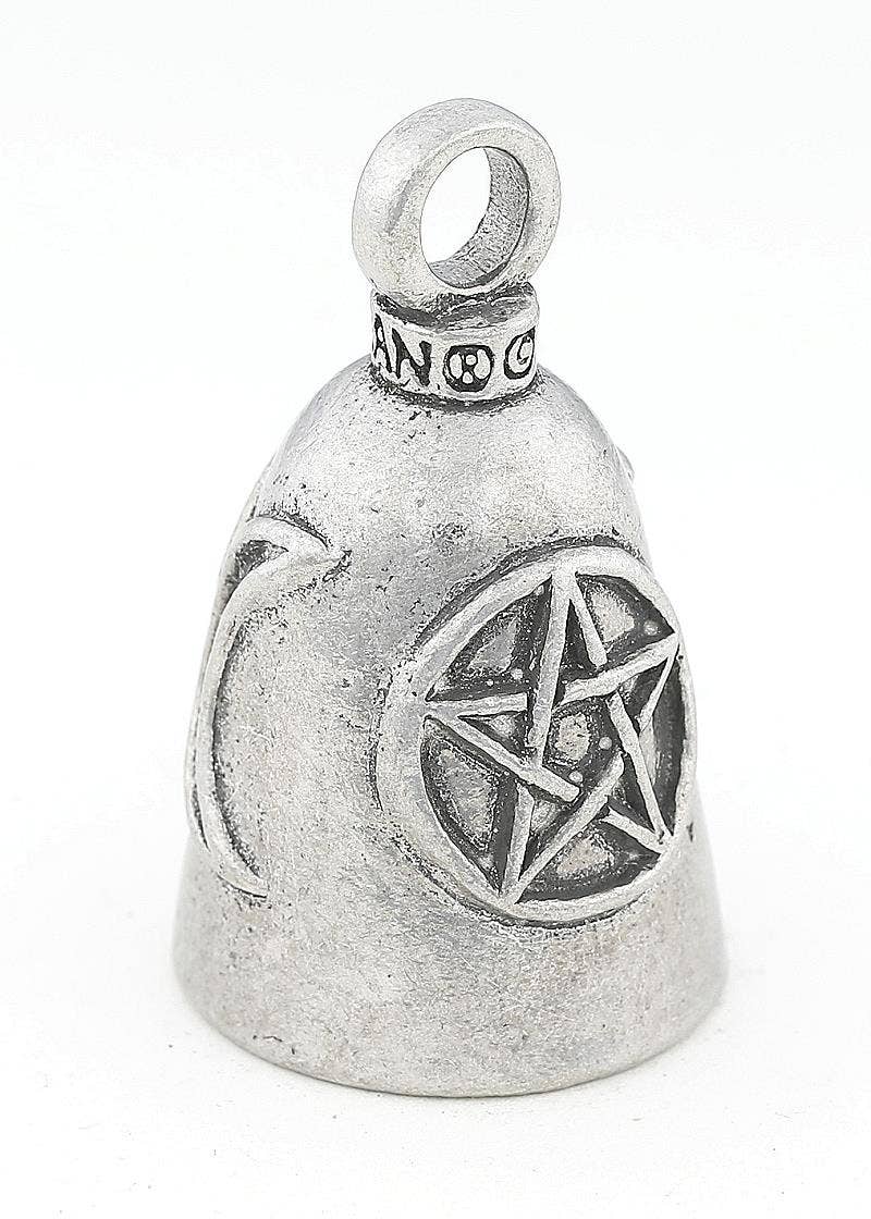 Pentagram with 3 Moons Guardian Bell