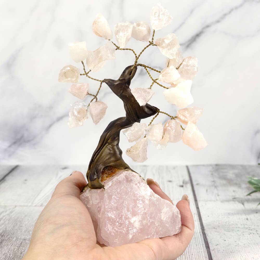 Rose Quartz Tree (Mini) - Brazilian Rose Quartz