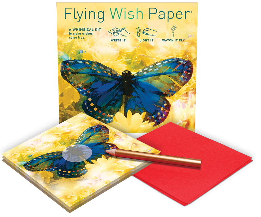 Flying Wish Paper - Royal Butterfly / 15 WISH PAPER™ Majestic Transformation Kit