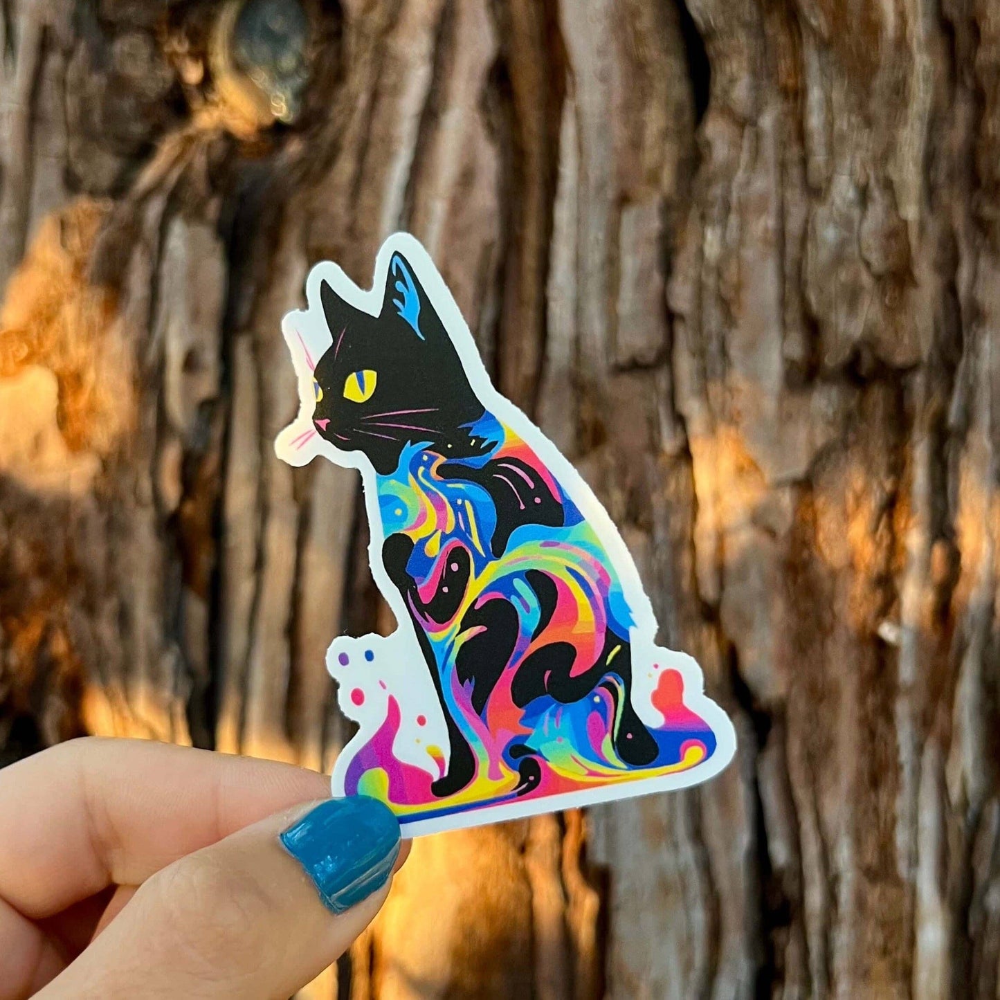 Stickers - S Finn - Black Cat