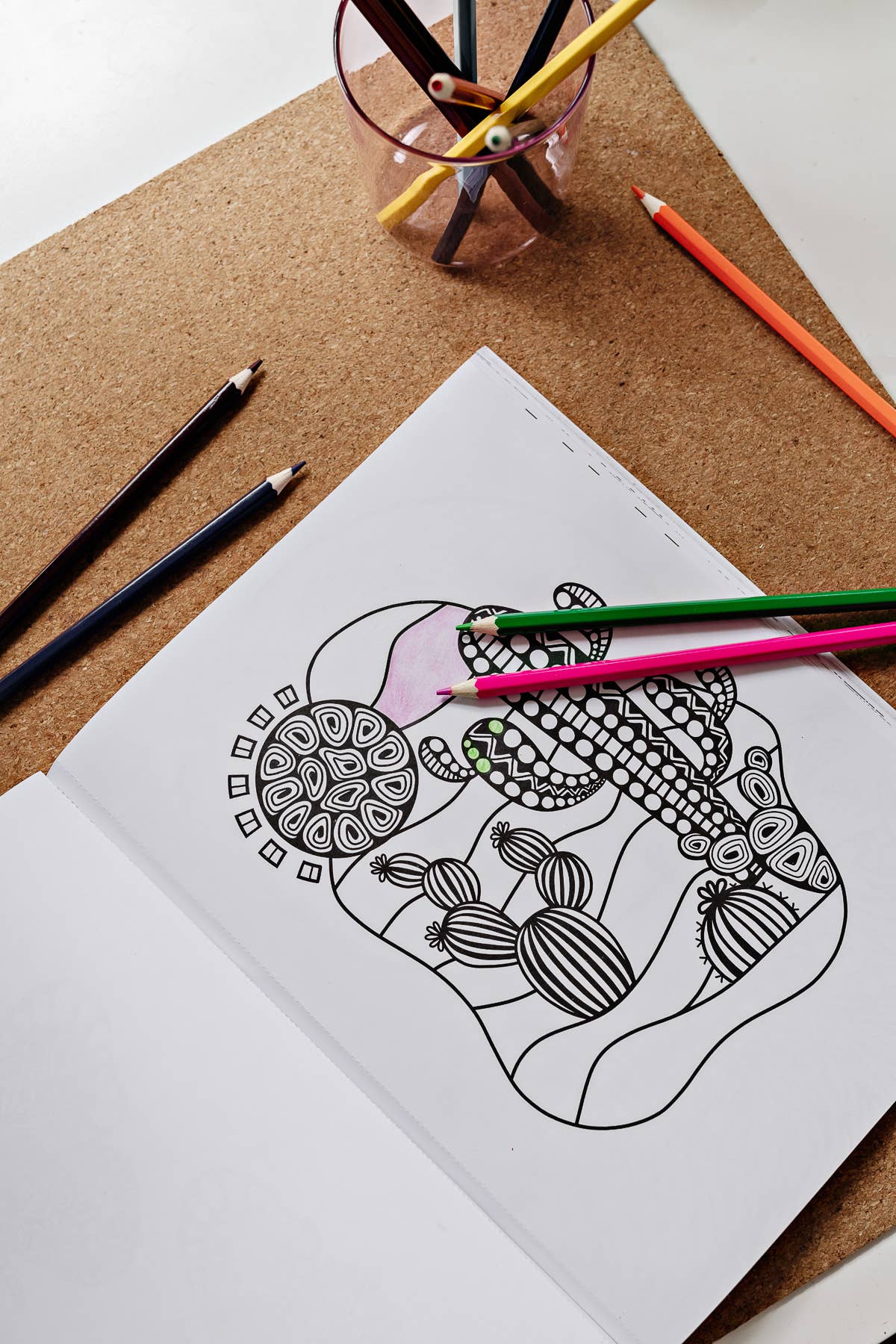 Dream in Color: Coloring Book & Waterproof Stickers