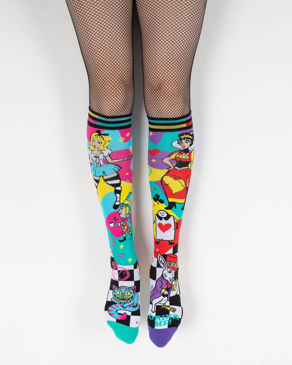 Socks - Foot Clothes - Down the Rabbit Hole Knee Socks