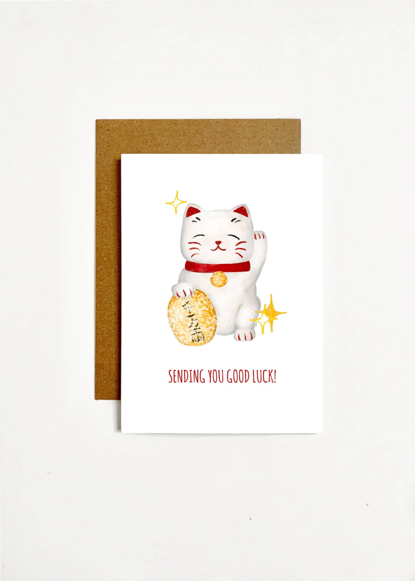Greeting Card - K.Patricia -Sending You Good Luck!