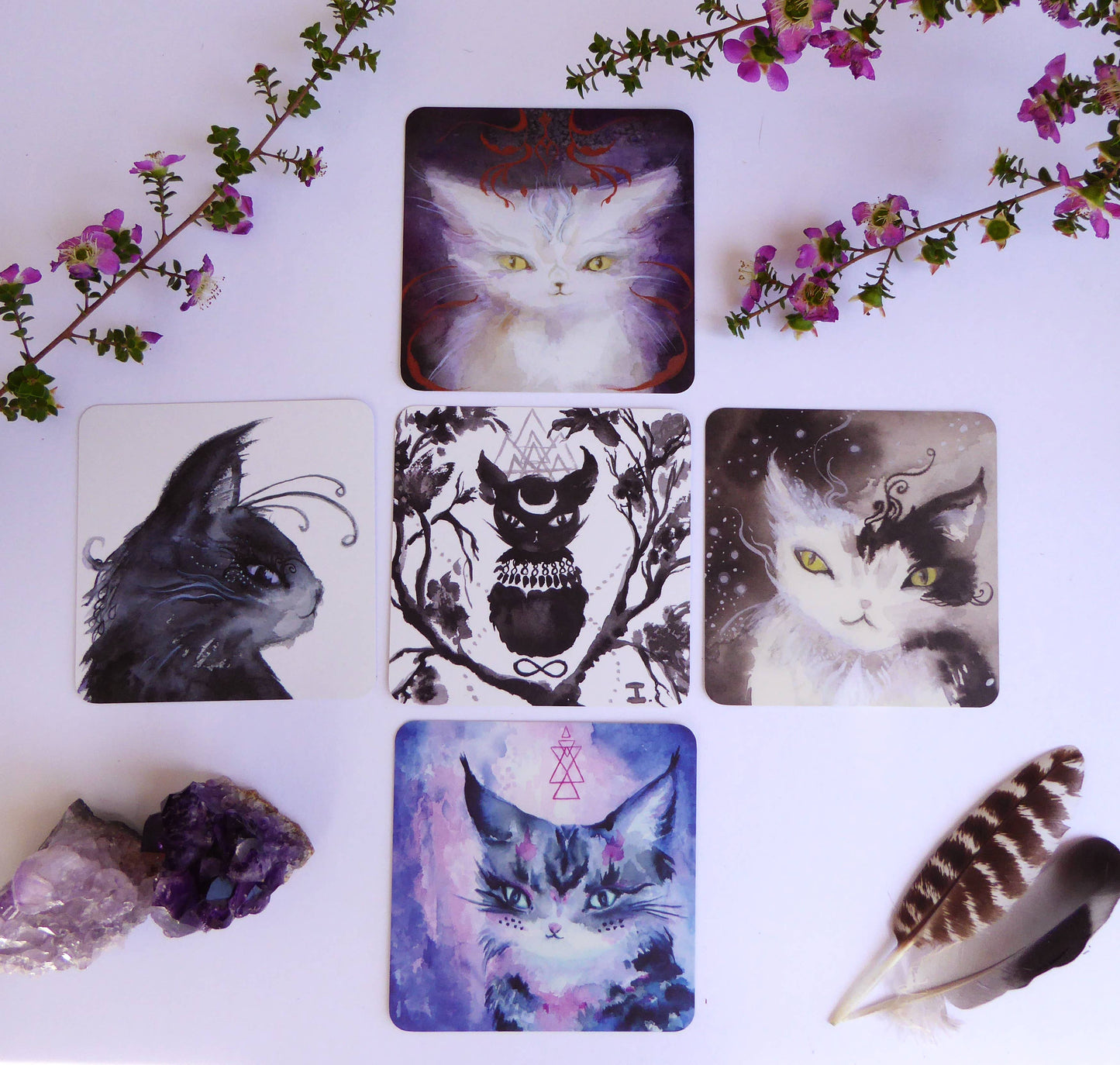 Spirit Cats Oracle Deck