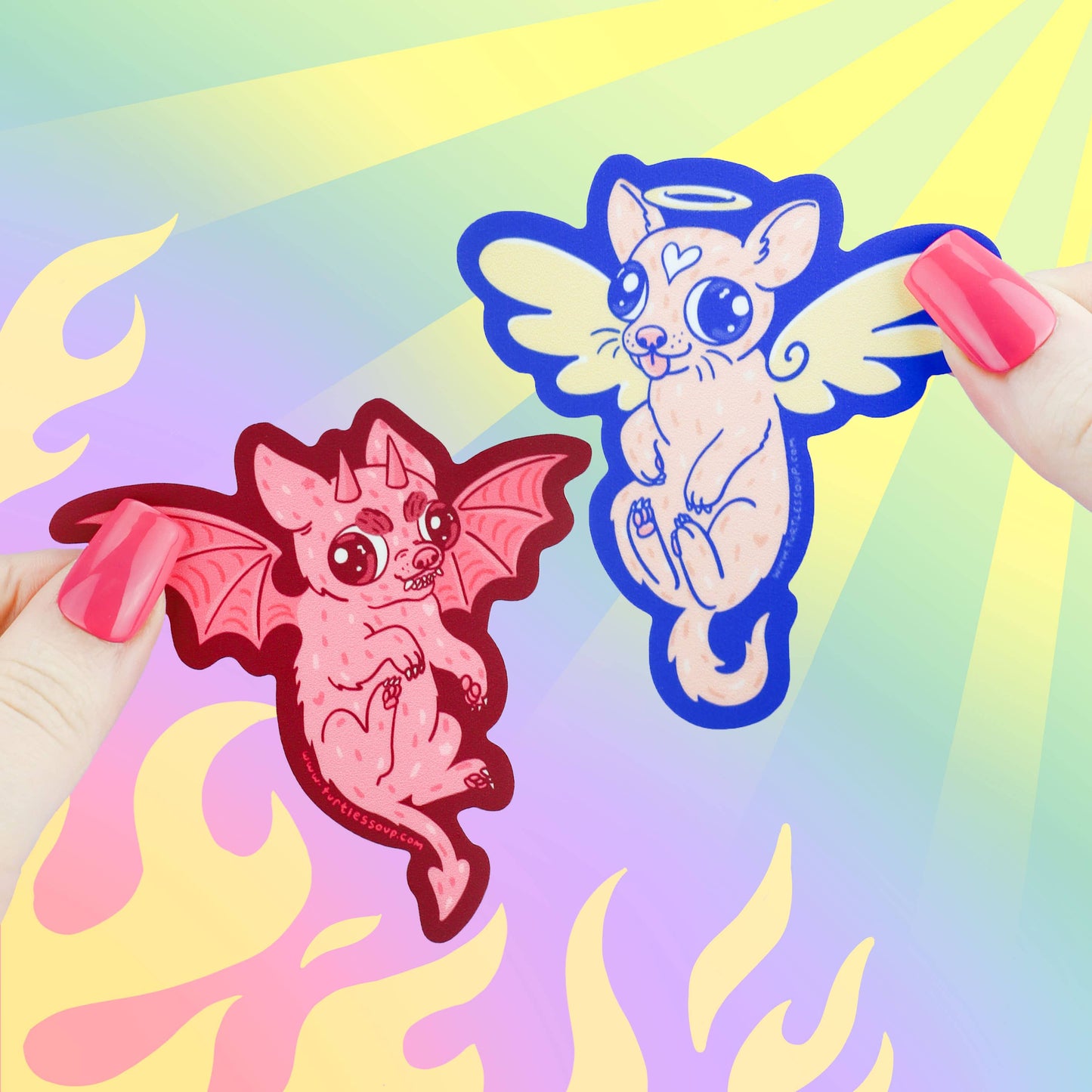 Stickers - TS - Devil Chihuahua Puppy - Vinyl