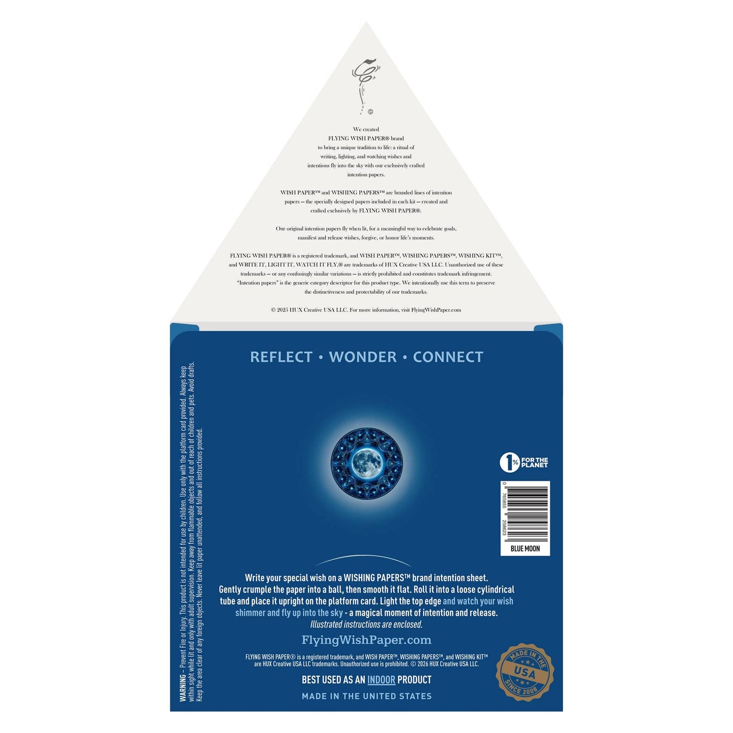 Flying Wish Paper - Blue Moon