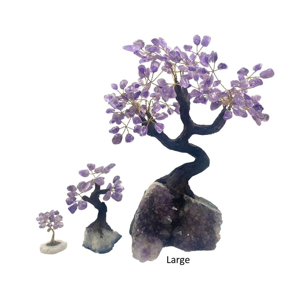 Feng Shui Money Tree - Amethyst, Large