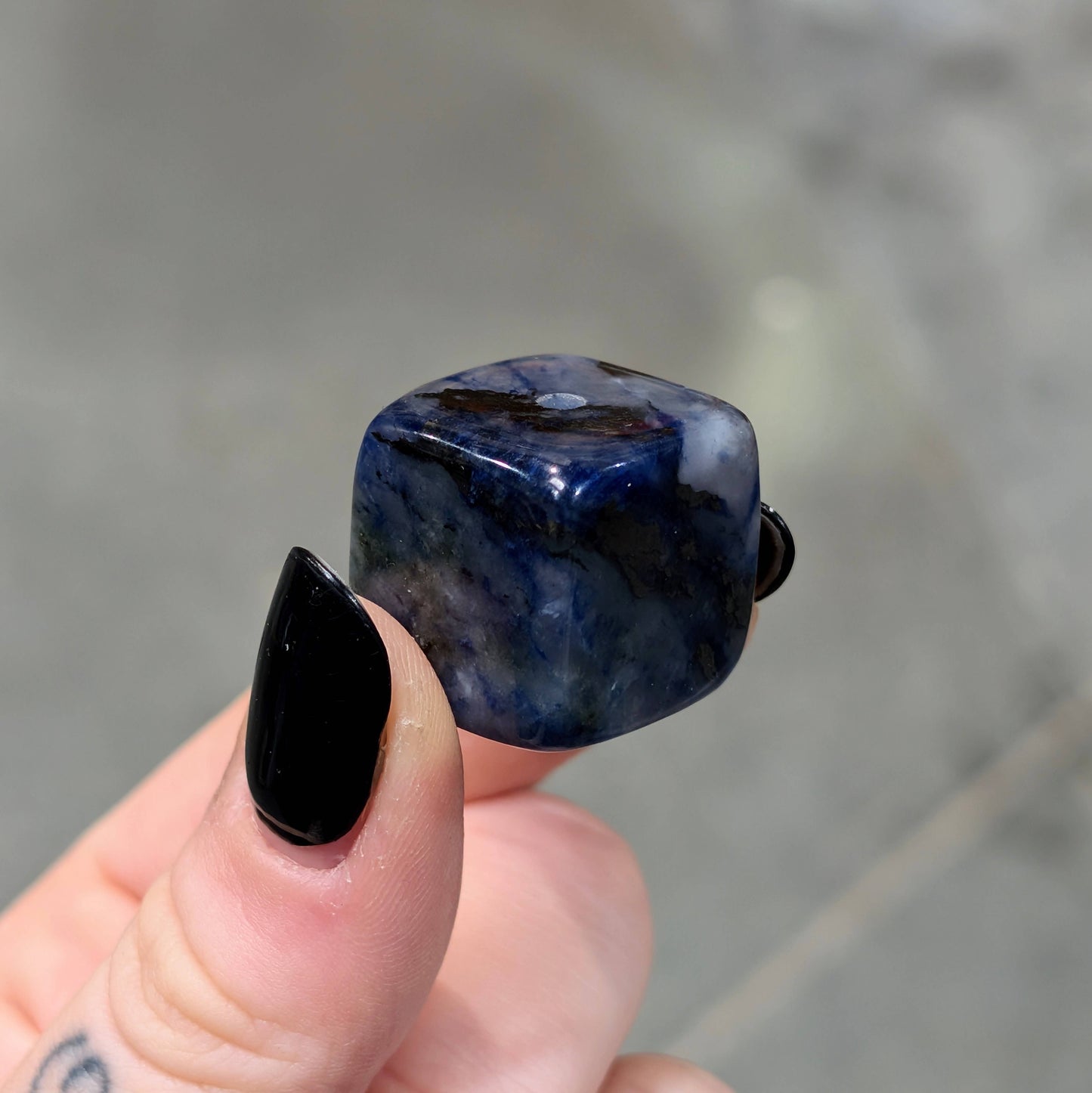Crystal Incense Holder: Obsidian