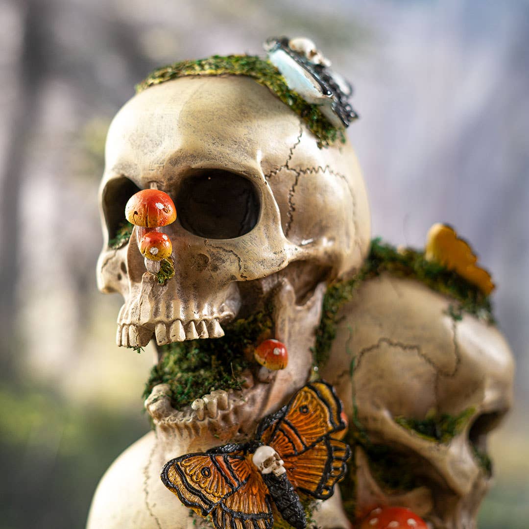 Skull with Death Moths