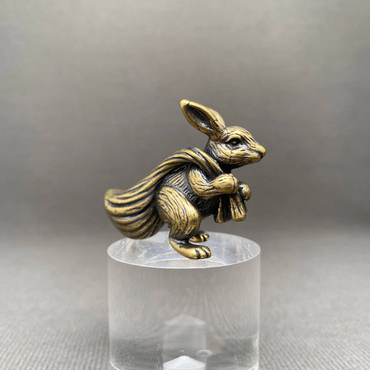 Brass Rabbit Desktop Ornament