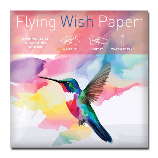 Hummingbird — Flying Wish Paper® Standard Mini WISHING KIT™