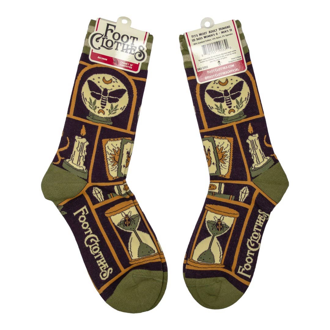 Foot Clothes - Cabinet of Curiosities Crew Socks