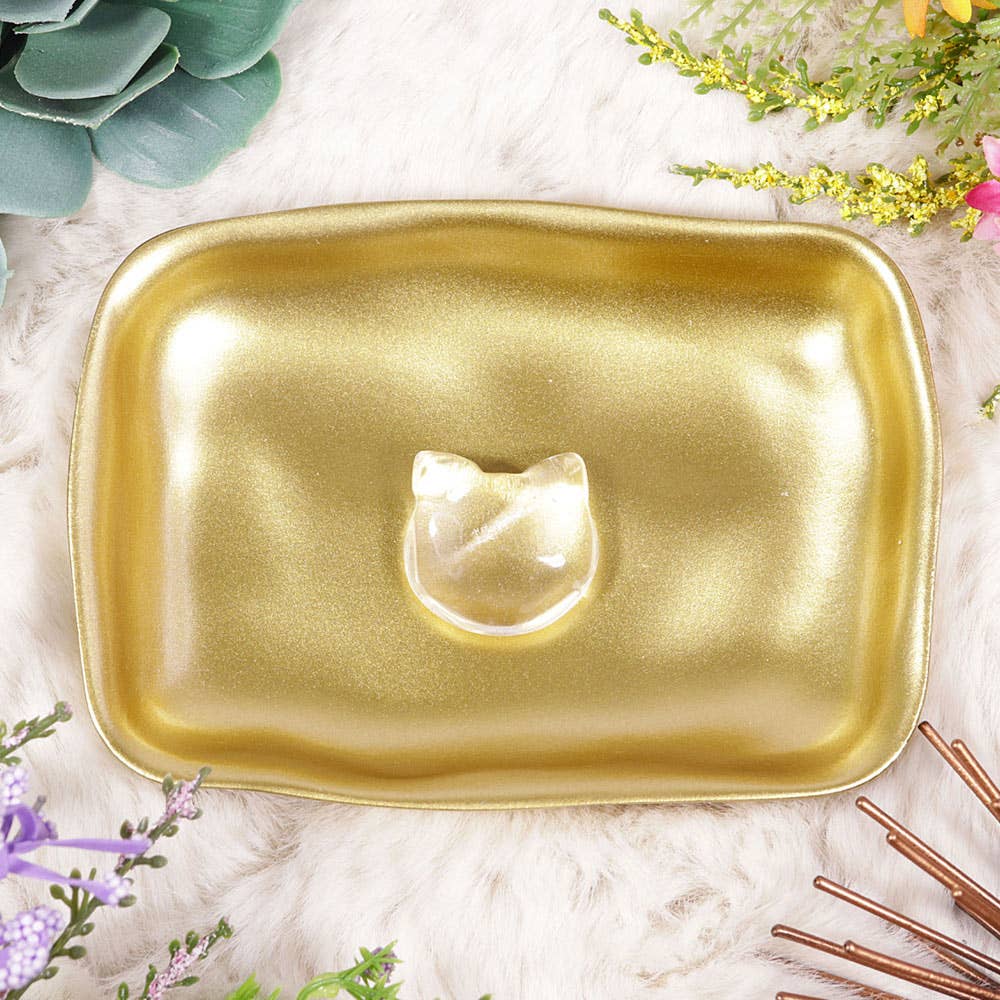 Kitty Face - Clear Quartz
