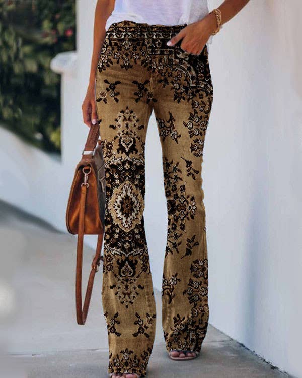 Skulls & Roses - Long Pants: XL