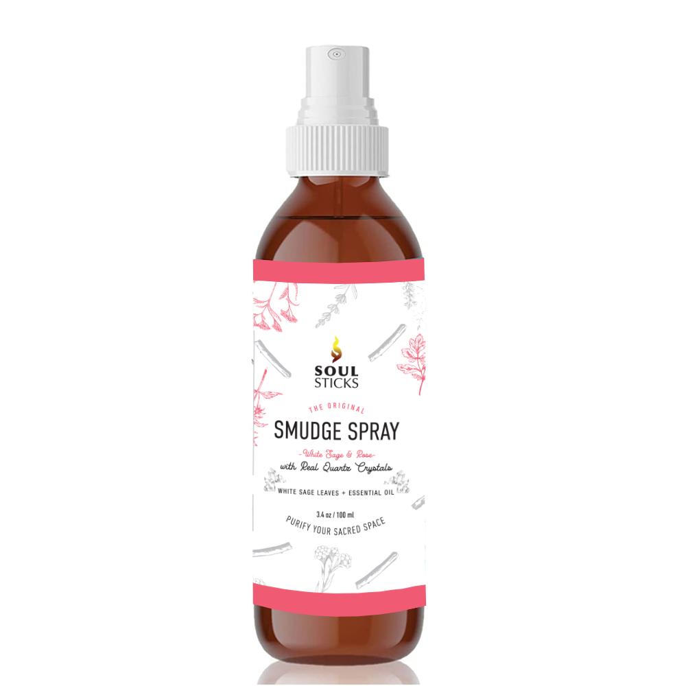 Soul Sticks - White Sage & Rose Smudge Spray (3.5 oz)