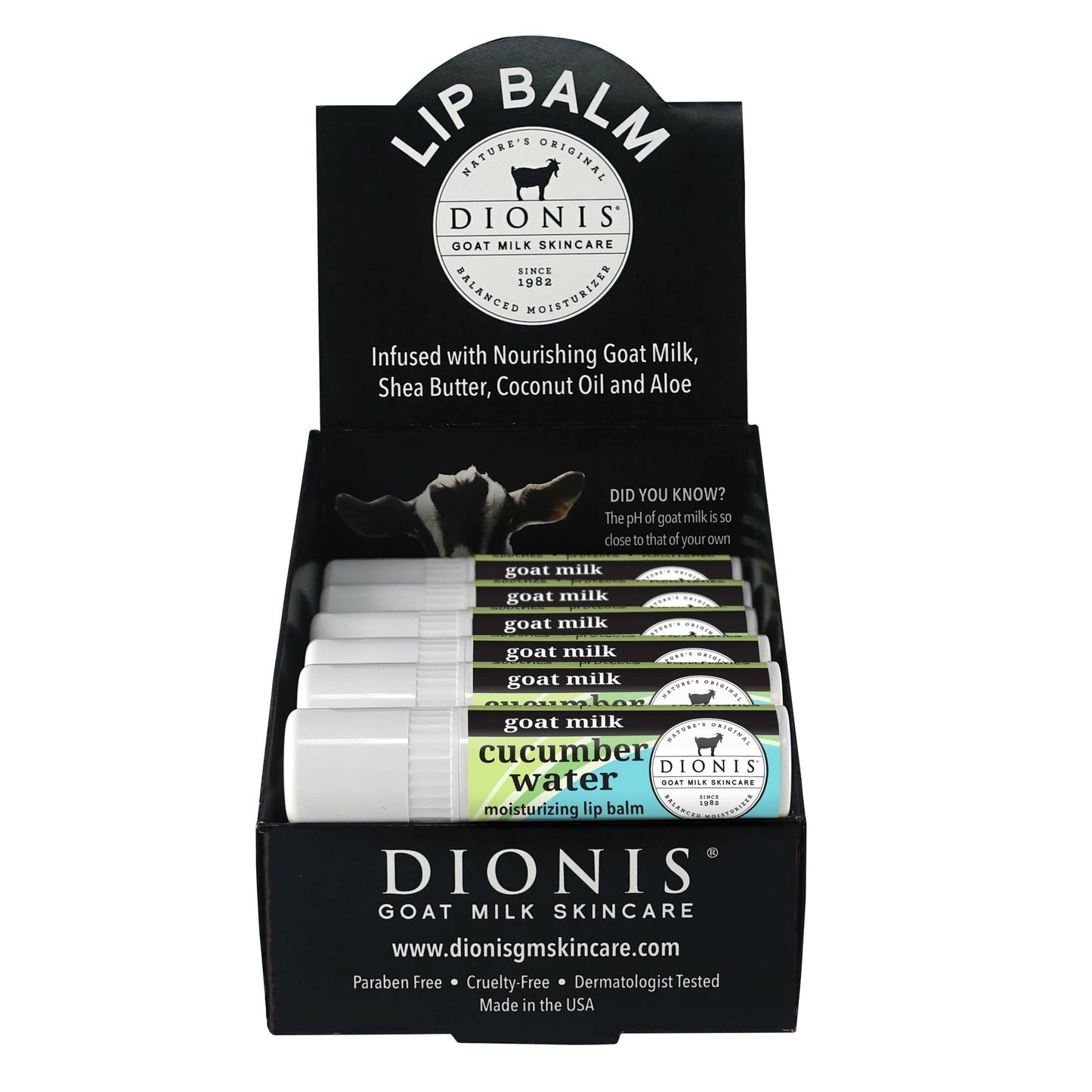 Dionis Lip Balm - Cucumber Water Goat Milk