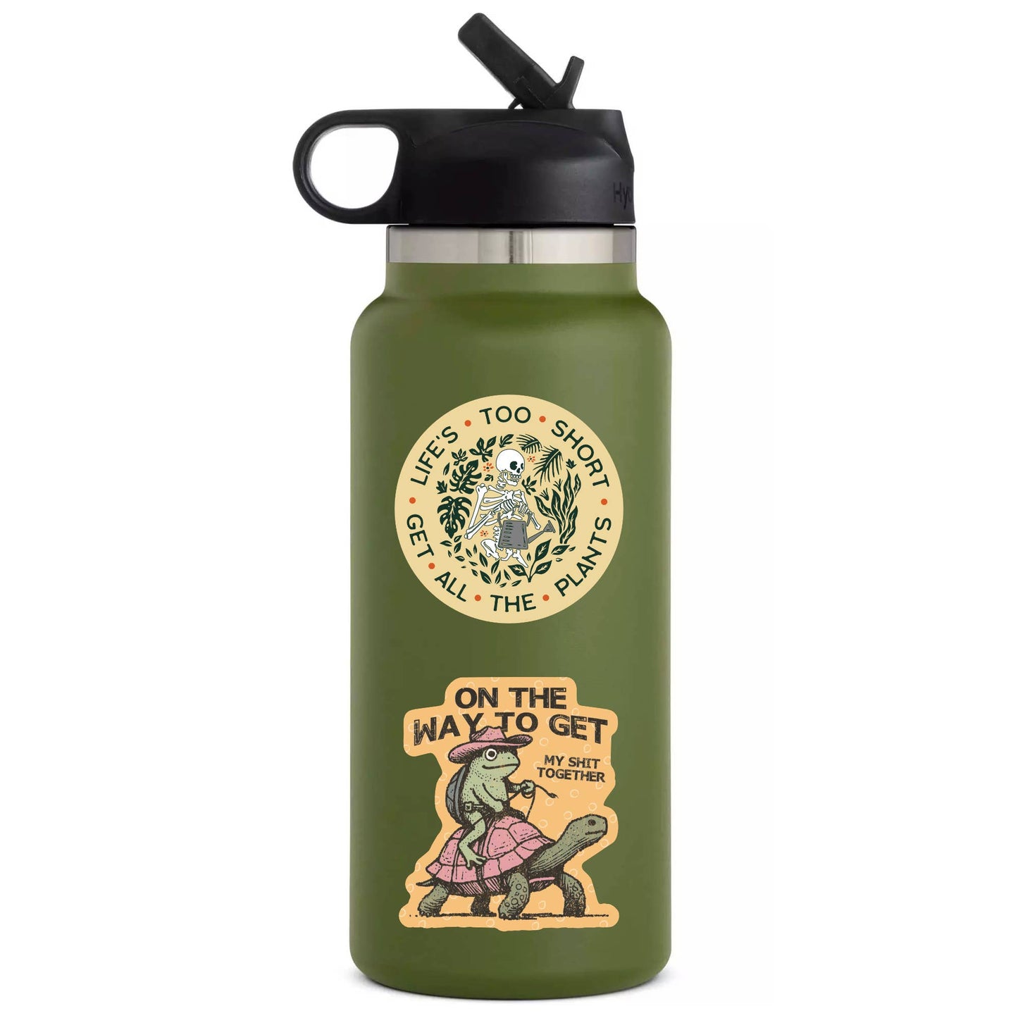 JM Stickers - Swear Frog Cowboy Funny Turtle High Quality Vinyl Sticker