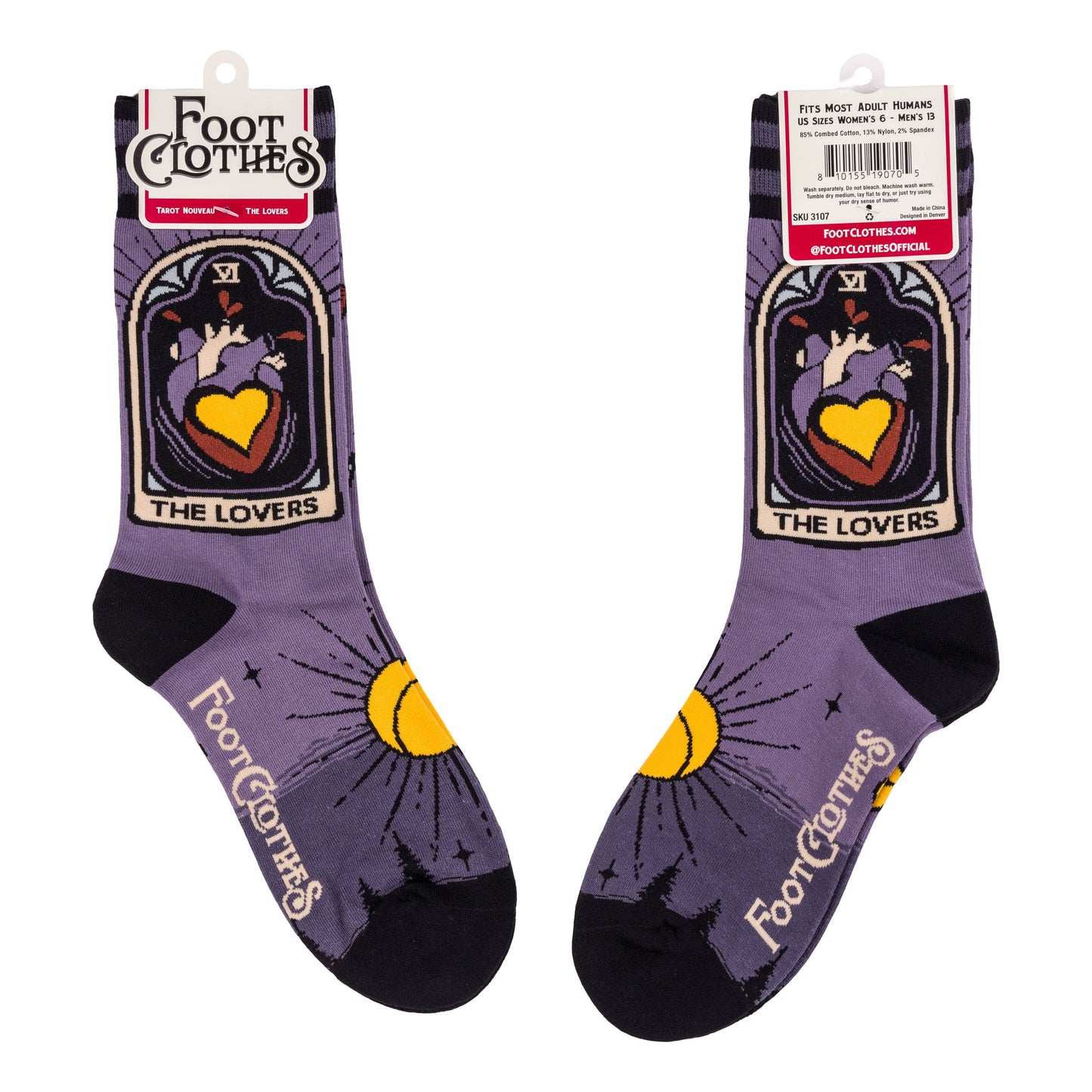 Socks - Foot Clothes - Lovers Tarot Nouveau Crew